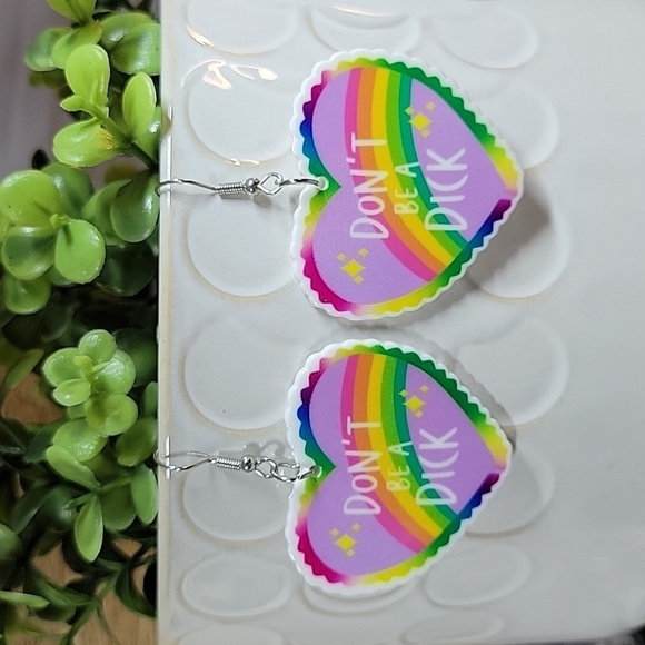 DON'T BE A DICK EARRINGS - Picture 5 of 6